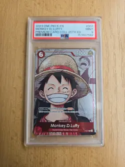 Psa9 Monkey D Luffy Premium Card Collection 25th Anniversary Promo One Piece - Image 1