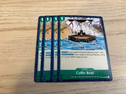 OP14-039 Playset 4 x Coffin Boat English UC One Piece TCG Card Game - Image 1