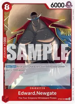 Edward.Newgate ST30-003 Common (Foil) One Piece Card - Image 1
