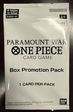 One Piece OP-02 Paramount War Box Promotion Pack Sealed English Boa Op02-056 - Image 1