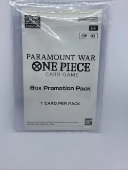 One Piece OP-02 Paramount War Box Promotion Pack Sealed English Boa Op02-056 - Image 3