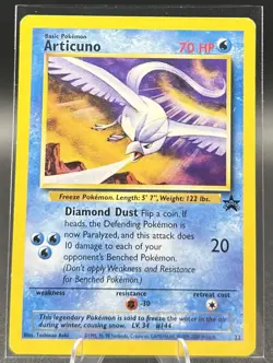 Articuno #22 Wizards Black Star Promo LP Pokemon Card - Image 1