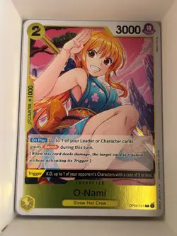 OP06-101 O-Nami English R One Piece TCG Card Game - Image 1