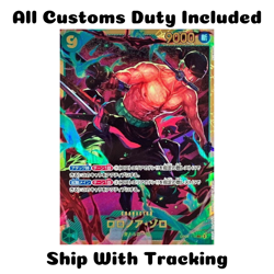 ONE PIECE TCG JAPANESE CARD WINGS OF THE CAPTAIN Roronoa Zoro OP06-118 SEC - Image 1