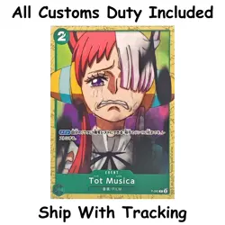 One Piece TCG Tot Musica Uta Promo P-060 ST16 Japanese CCG Card Game Authentic - Image 1
