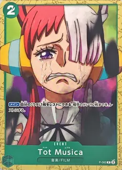One Piece TCG Tot Musica Uta Promo P-060 ST16 Japanese CCG Card Game Authentic - Image 2