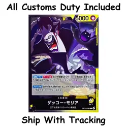 One Piece TCG Gecko Moria Leader OP14-080 Japanese CCG Card Game Authentic - Image 1