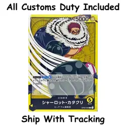 One Piece TCG Charlotte Katakuri Leader OP03-099 Japanese CCG Card Game - Image 1