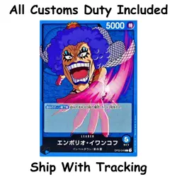 One Piece TCG Emporio Ivankov Leader OP02-049 Japanese CCG Card Game Authentic - Image 1