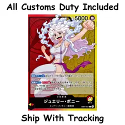 One Piece TCG Jewelry Bonney Leader EB04-001 Japanese CCG Card Game Authentic - Image 1