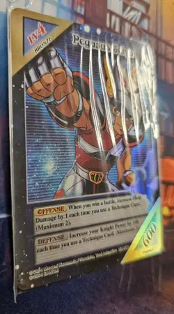Knights of the Zodiac Collectible Card Game Sealed Deck Holo Pegasus Seiya 2003 - Image 2