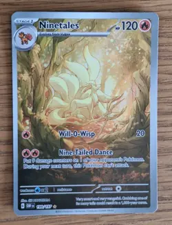 Ninetales 199/197 Pokemon TCG Scarlet Violet Obsidian Flames Card LP - Image 1