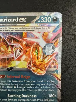 Pokemon Charizard ex HP 330 196 Sv: Scarlet & Violet Promo Card Holo - Image 3