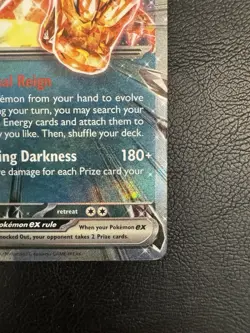 Pokemon Charizard ex HP 330 196 Sv: Scarlet & Violet Promo Card Holo - Image 4