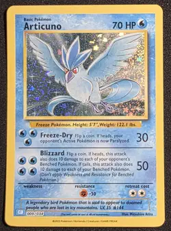 Pokemon Articuno #009/034 CLB: Trading Card Game Classic NM - Image 1