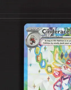 Cinderace ex 157/142 Stellar Crown Full Art Ultra Rare Holo Pokemon Card NM - Image 3