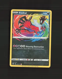 Yveltal 046/072 Shining Fates Amazing Rare Holo Pokemon Card NM - Image 1