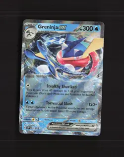 Greninja ex SVP 054 Scarlet & Violet Black Star Promo Holo Pokemon Card NM - Image 1
