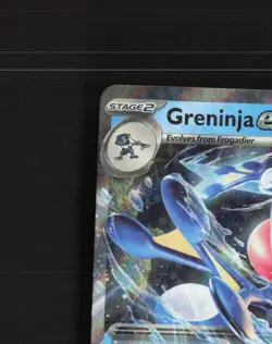Greninja ex SVP 054 Scarlet & Violet Black Star Promo Holo Pokemon Card NM - Image 3