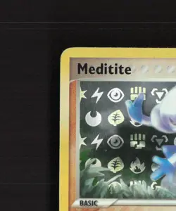 Meditite 66/101 EX Hidden Legends Reverse Holo Pokemon Card LP+ - Image 3