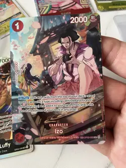 One Piece CCG 8 Card Lot.i 1x IZO Foil (SP) OP03-003 included - Image 3