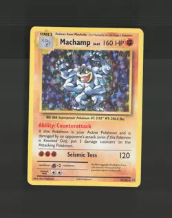 Machamp 59/108 Evolutions Rare Holo Pokemon Card LP - Image 1