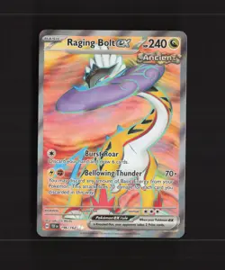 Raging Bolt ex 196/162 Temporal Forces Full Art Ultra Rare Holo Pokemon Card NM - Image 1