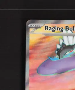 Raging Bolt ex 196/162 Temporal Forces Full Art Ultra Rare Holo Pokemon Card NM - Image 3