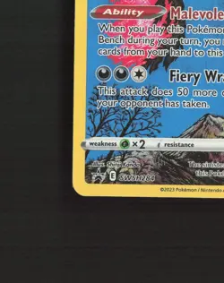Galarian Moltres SWSH284 Sword & Shield Full Art Pokemon Card NM - Image 5