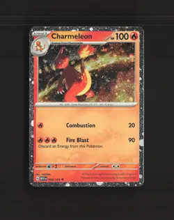 Charmeleon 005/165 Scarlet & Violet 151 Cosmos Holo Rare Pokemon Card NM - Image 1