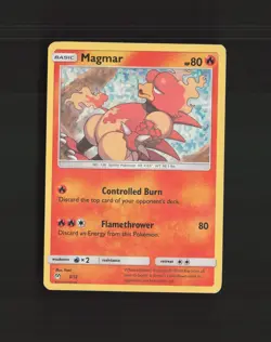 Magmar 3/12 McDonald's Collection 2019 Promo Holo Pokemon Card DMG - Image 1