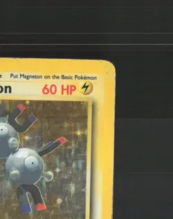 Magneton 9/102 WOTC Base Set Holo Rare Pokemon Card DMG - Image 4