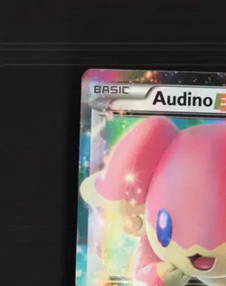 Audino EX 84/124 Fates Collide Ultra Rare Holo Pokemon Card LP+ - Image 3