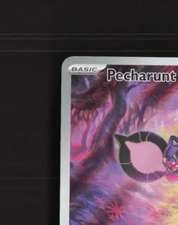 Pecharunt 129 Scarlet & Violet Full Art Black Star Promo Holo Pokemon Card NM - Image 3