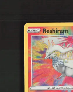 Reshiram 017/072 Shining Fates Amazing Rare Holo Pokemon Card NM - Image 3