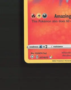 Reshiram 017/072 Shining Fates Amazing Rare Holo Pokemon Card NM - Image 5