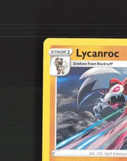Lycanroc 095/185 Vivid Voltage Stamped Rare Pokemon Card LP - Image 3