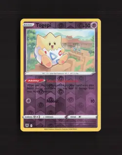 Togepi 055/189 Astral Radiance Reverse Holo Pokemon Card LP - Image 1