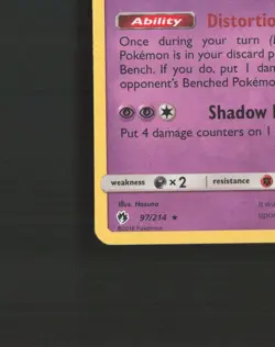 Giratina 97/214 Lost Thunder Rare Holo Pokemon Card LP - Image 5