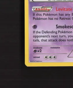 Weezing XY163 XY Black Star Promo Holo Pokemon Card LP - Image 5