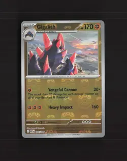 Gigalith 048/086 White Flare MASTER BALL Reverse Holo Pokemon Card NM - Image 1