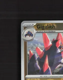 Gigalith 048/086 White Flare MASTER BALL Reverse Holo Pokemon Card NM - Image 3