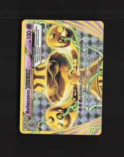 Beheeyem BREAK XY135 XY Promos Full Art Black Star Promo Holo Pokemon Card LP - Image 1