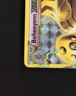 Beheeyem BREAK XY135 XY Promos Full Art Black Star Promo Holo Pokemon Card LP - Image 5