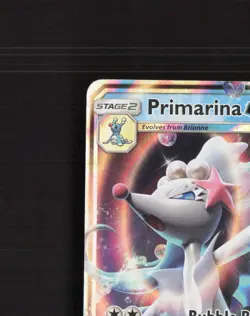 Primarina GX 42/149 Sun & Moon Ultra Rare Holo Pokemon Card DMG - Image 3
