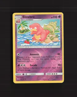 Slowbro 49/145 Guardians Rising Reverse Holo Pokemon Card NM - Image 1