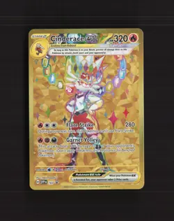 Cinderace ex 163 Scarlet & Violet Full Art Black Star Promo Holo Pokemon Card NM - Image 1