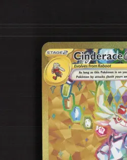 Cinderace ex 163 Scarlet & Violet Full Art Black Star Promo Holo Pokemon Card NM - Image 3
