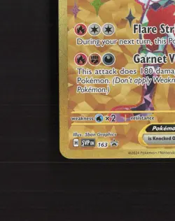 Cinderace ex 163 Scarlet & Violet Full Art Black Star Promo Holo Pokemon Card NM - Image 5