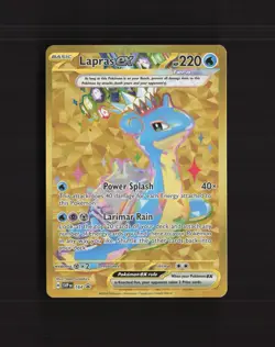 Lapras ex 164 Scarlet & Violet Full Art Black Star Promo Holo Pokemon Card NM - Image 1